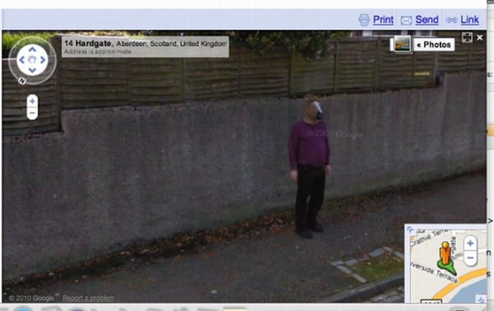Топ 10 самых крутых фотобомб на Google Street View (10 фото)