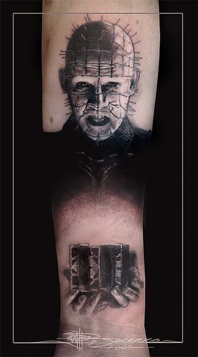 Страшные татуировки (23 фото)