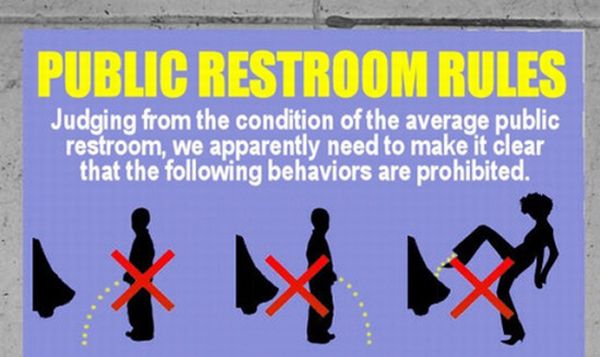 Правила пользования туалетом (1 картинка)