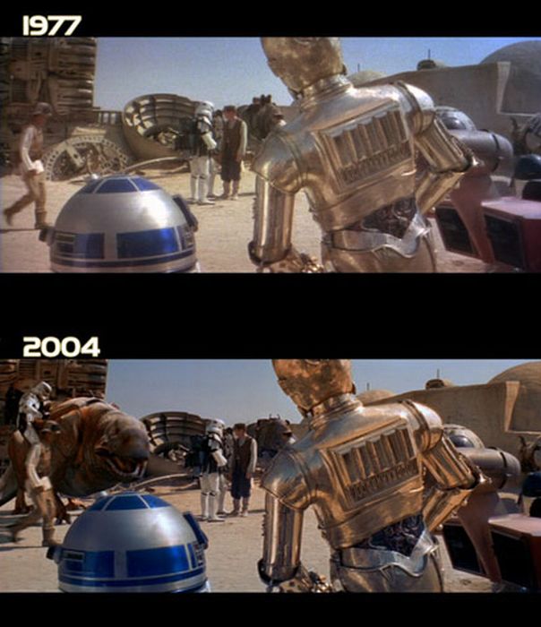 Звездные войны. Новая надежда. 1977 и 2004 гг (122 фото)