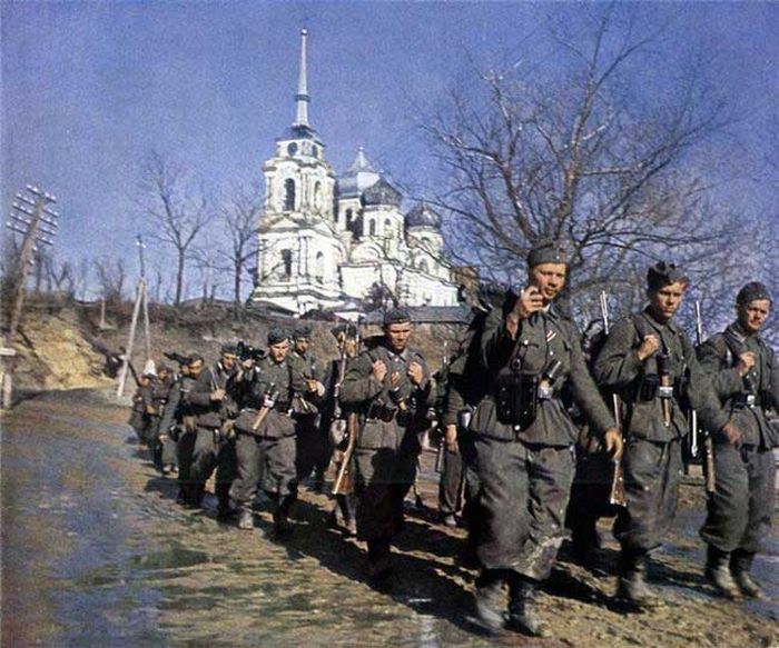 Вторая Мировая война в цвете (45 фото)