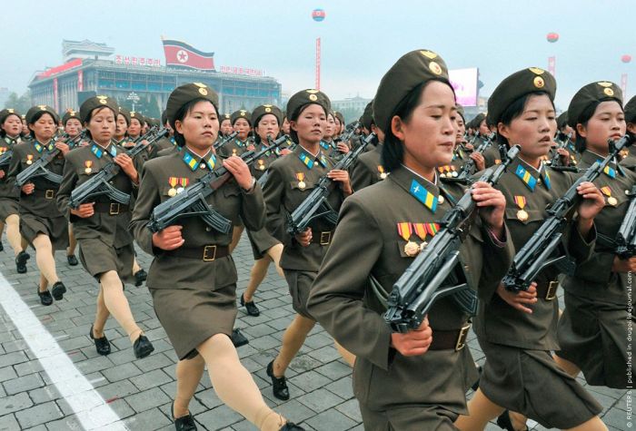Парад в Северной Корее (43 фото)