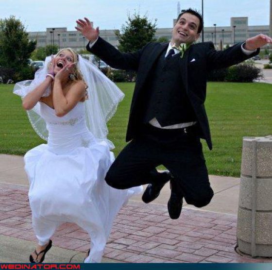 Смешные свадебные фотографии (72 фото)