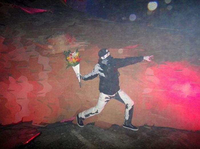Человек граффити (10 фото)