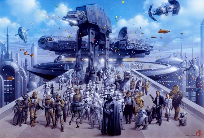 Красивые рисунки "Звездные войны" (15 фото)