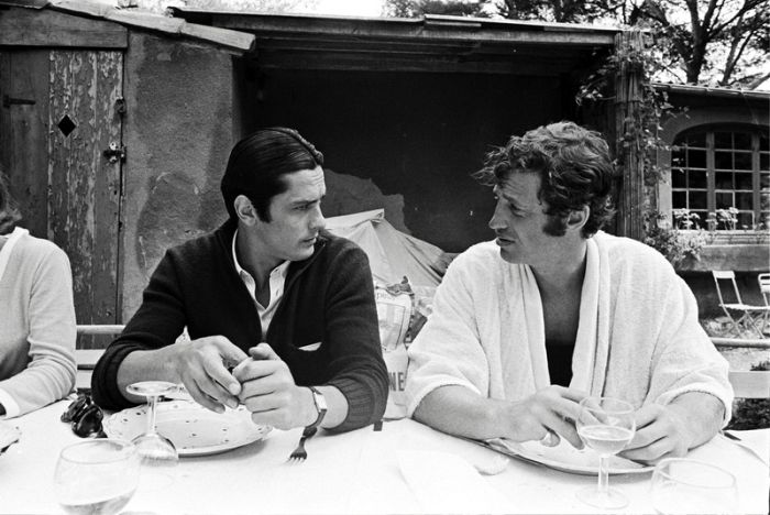 Два великих французских актера - Ален Делон и Жан-Поль Бельмондо (22 фото)