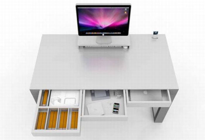 Креативные письменные и компьютерные столы (89 фото)