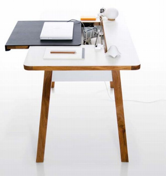 Креативные письменные и компьютерные столы (89 фото)