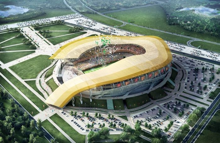 Стадионы для Чемпионата Мира по футболу 2018 года (16 фото)