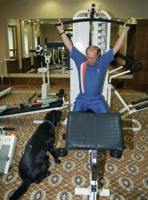 Владимир Путин занимается спортом (18 фото)