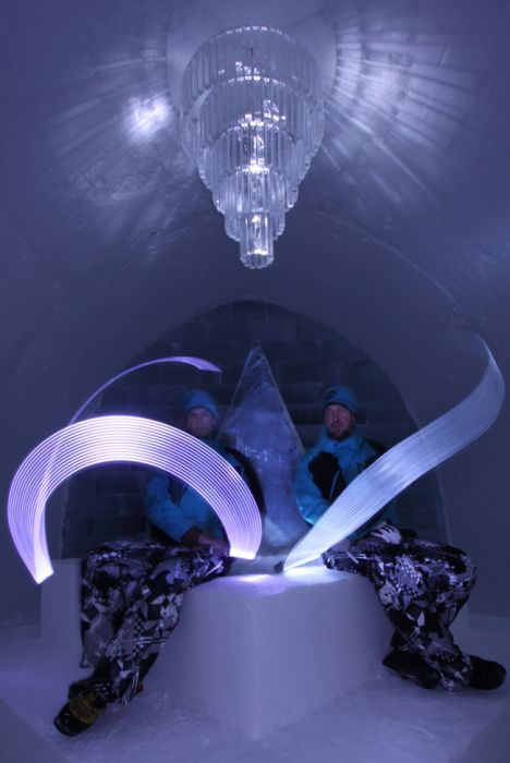Гостиница из льда в стиле фильма Трон: Наследие (18 фото)