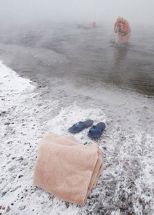 Зимние купания (10 фото)