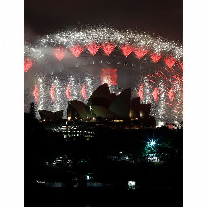 Новогодние фейерверки со всего мира (21 фото)