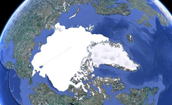 Северный полюс 2000-2010 (3 фото)