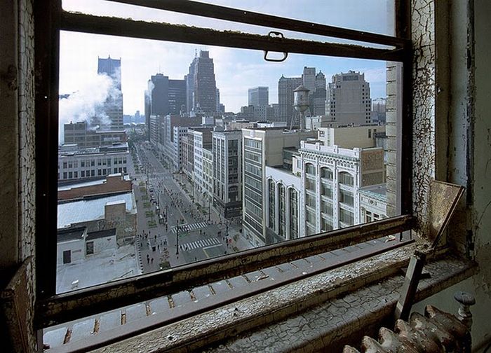 Город призрак Детройт (25 фото)