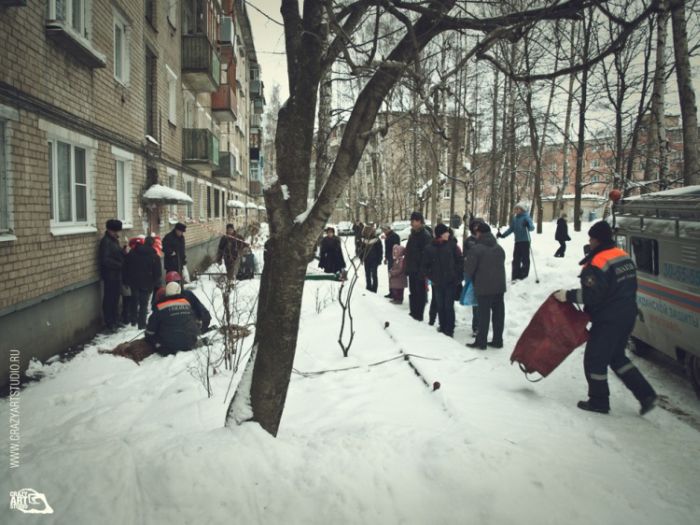 Олененок на улицах Ярославля (43 фото)