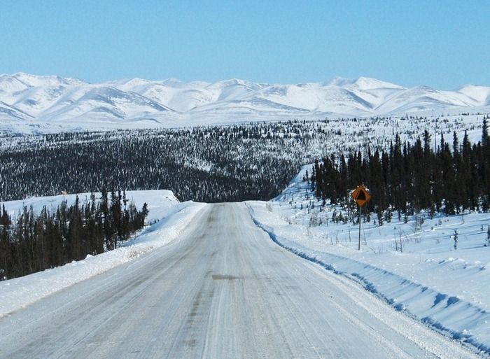 Зимняя дорога (9 фото)