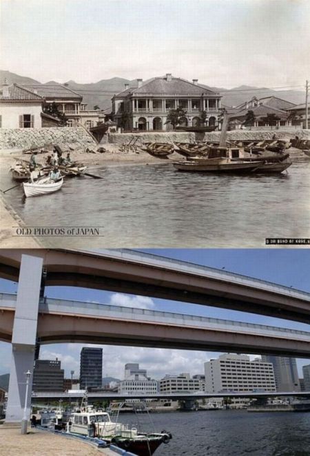 Япония тогда и сейчас (12 фото)