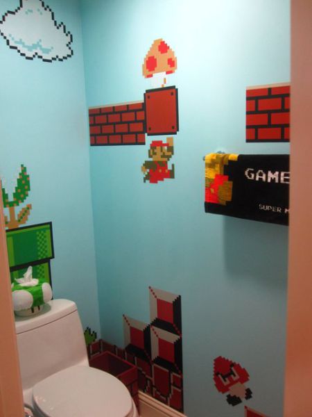 Туалет в стиле Супер Марио (11 фото)