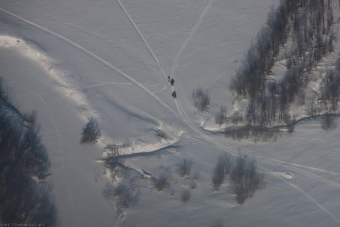 Зима с высоты птичьего полета (83 фото)