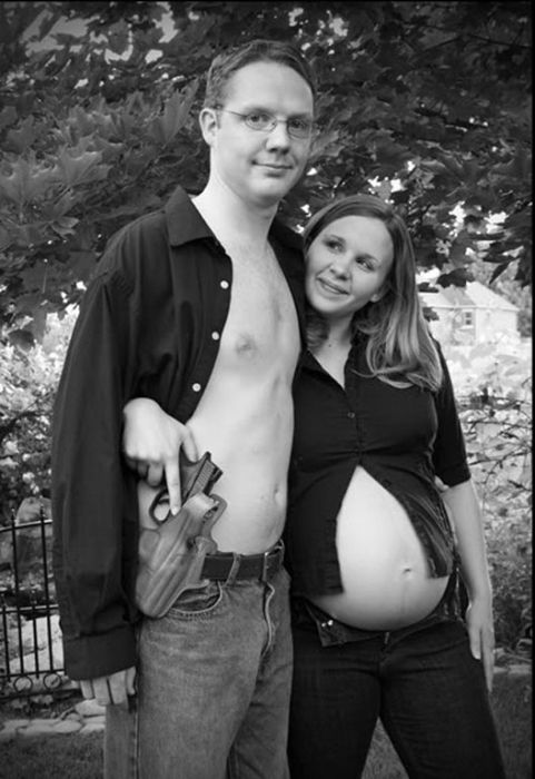 Самые странные фотографии беременных (43 фото)