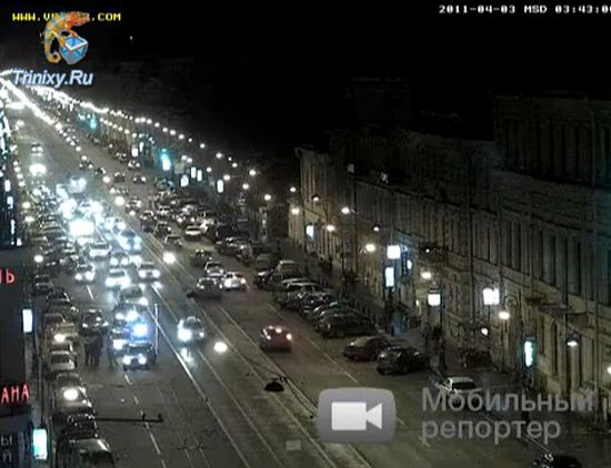 Таксист создал серьезную аварию (15.0 мб)