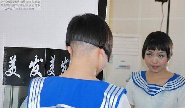 Стрижки у японских парикмахеров