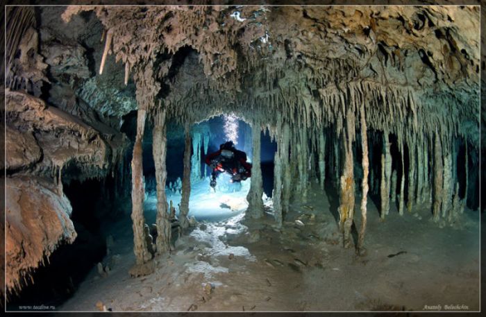 Завораживающие подводные пещеры (43 фото)