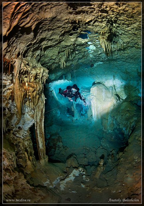Завораживающие подводные пещеры (43 фото)