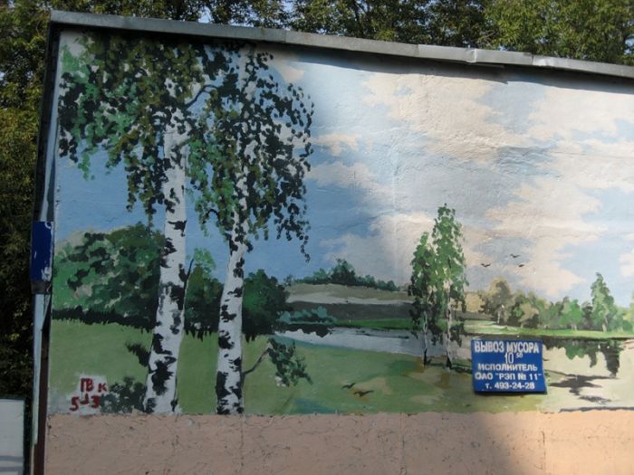 Настенная живопись в Тушино (75 фото)