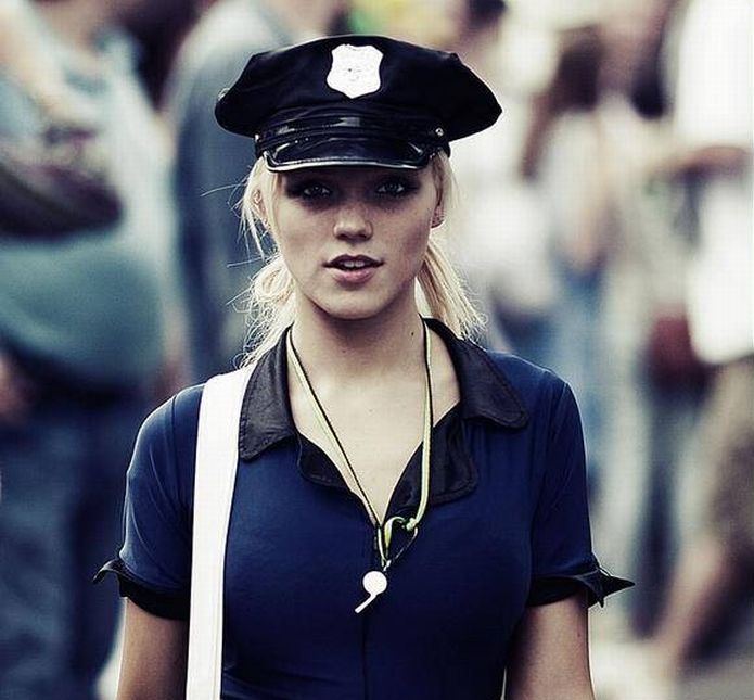 Девушка полиция арт (70 фото)