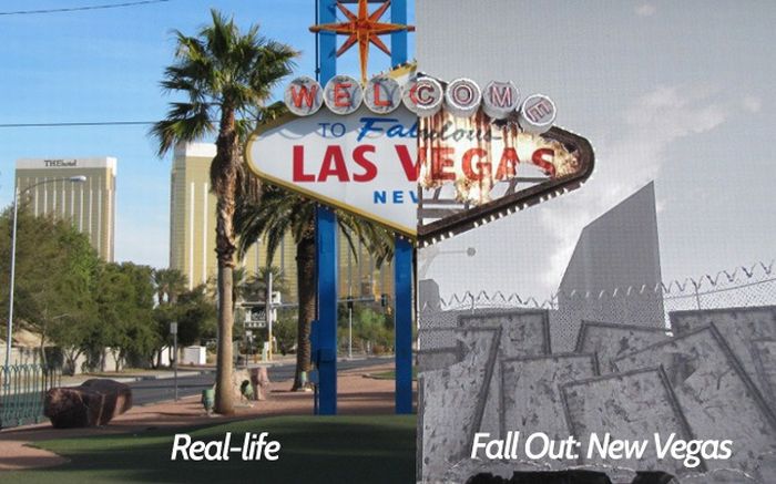 Лас Вегас в игре и в реальности (50 фото)