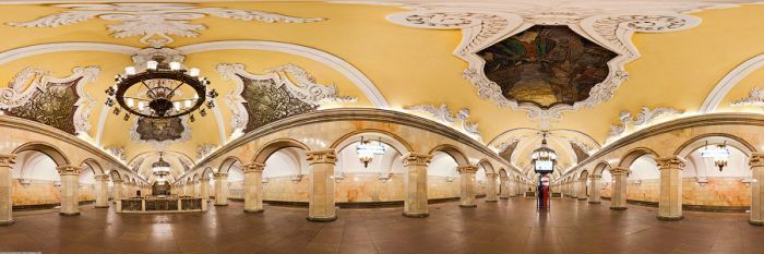 Панорамные фотографии метро (43 фото)