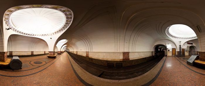 Панорамные фотографии метро (43 фото)