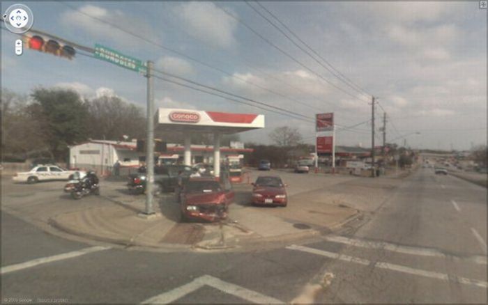 Аварии на Google Street View (12 фото)