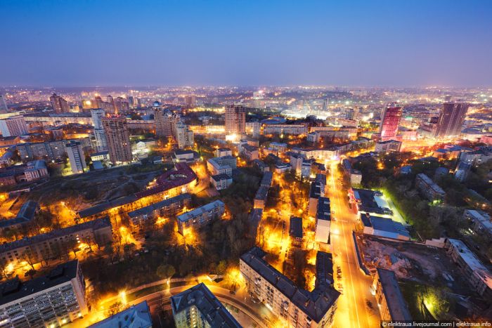Киев с высоты птичьего полета (27 фото)