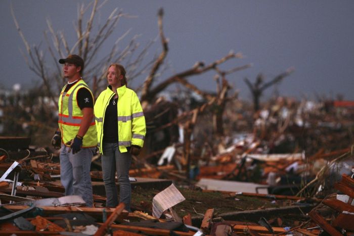Ужасные последствия торнадо в Миссури (33 фото)
