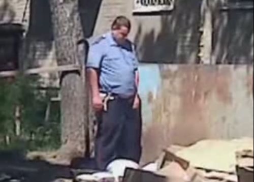 Беспредел пьяного гаишника (видео)