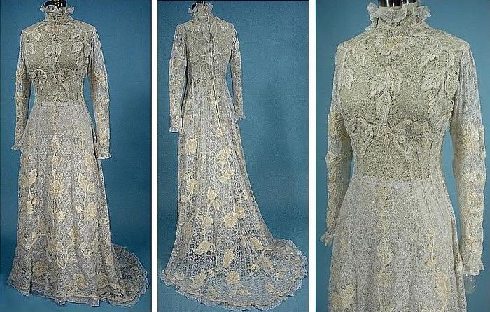 Роскошные свадебные платья 19-20 веков