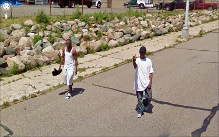 Интересные фотографии с Google Street View (50 фото)