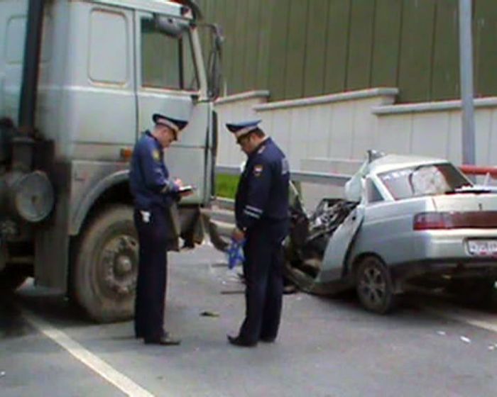 ДТП на объездной дороге в Сочи по вине ДПС (3 фото + видео)