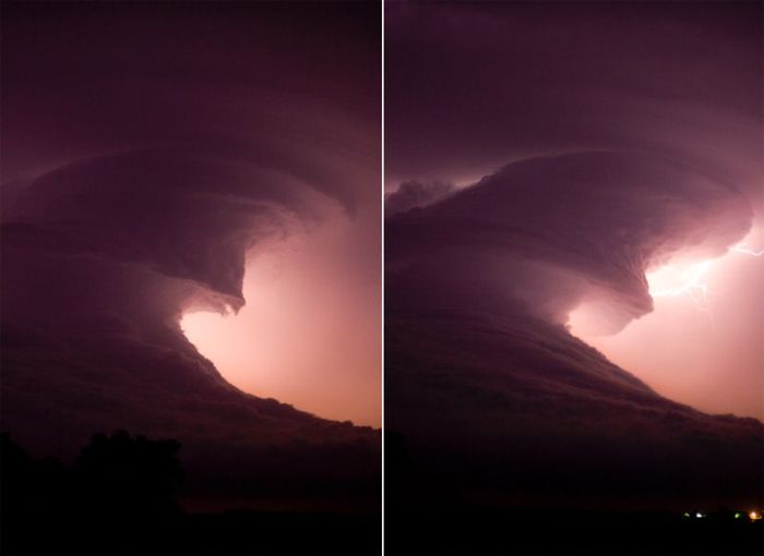 Цунами из облаков (9 фото)