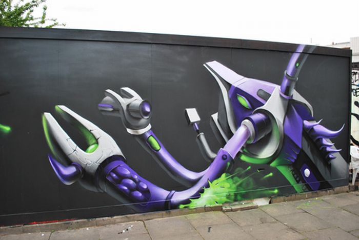 Удивительные граффити (50 фото)