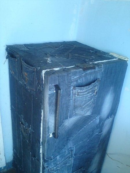 Трешевый тюнинг холодильника (4 фото)