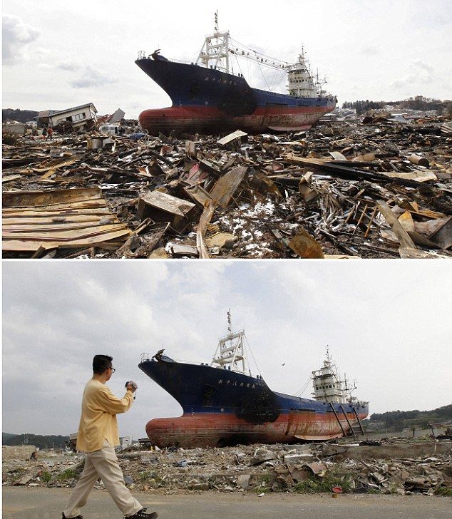 Япония восстанавливается после землетрясения (12 фото)