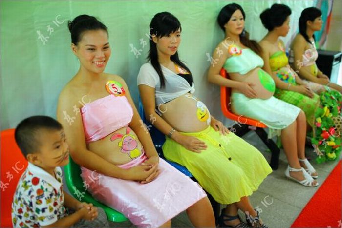 Бодиарт на беременных женщинах (25 фото)
