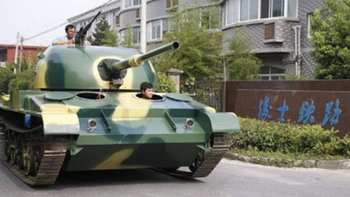 Самодельный танк Т-62 (6 фото)