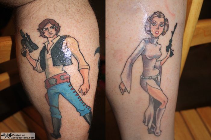 Татуировки в стиле "Звездные Войны" (118 фото) .