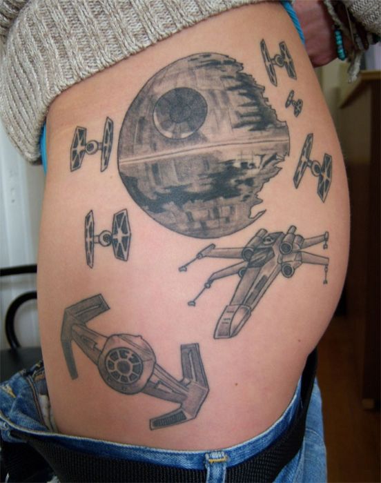 Татуировки в стиле "Звездные Войны" (118 фото)
