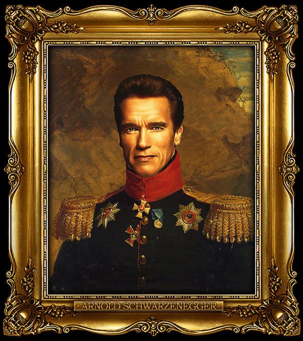 Звезды в форме русских генералов (22 картины)